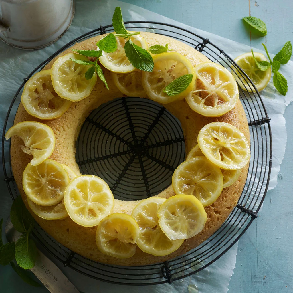 Zitronen-Minze-Savarin