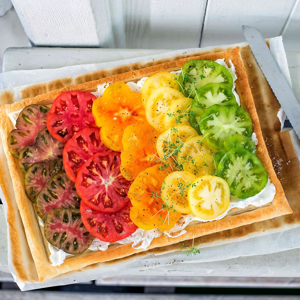 Tomaten-Meerrettich-Tarte