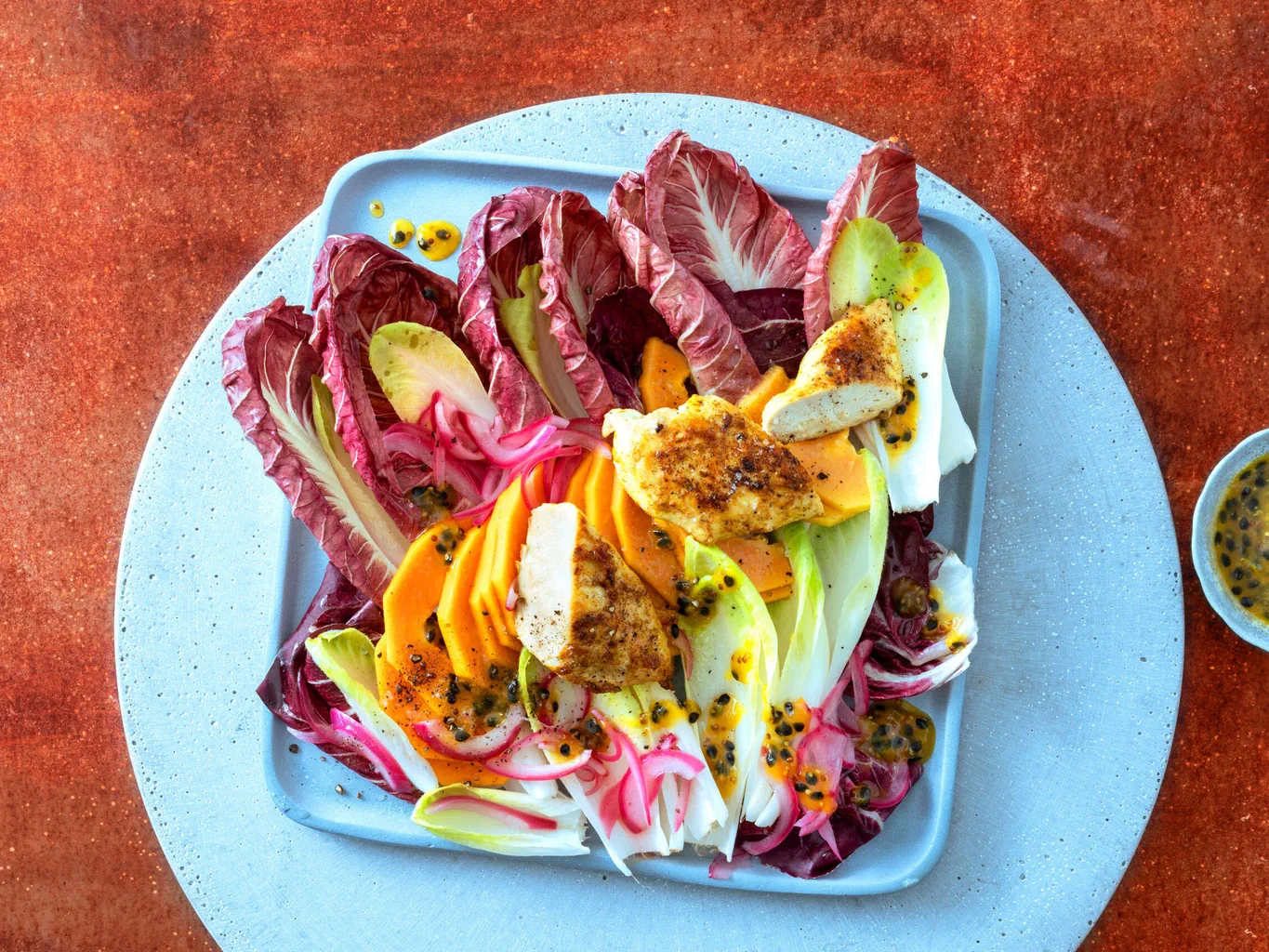 Insalata pollo al curry