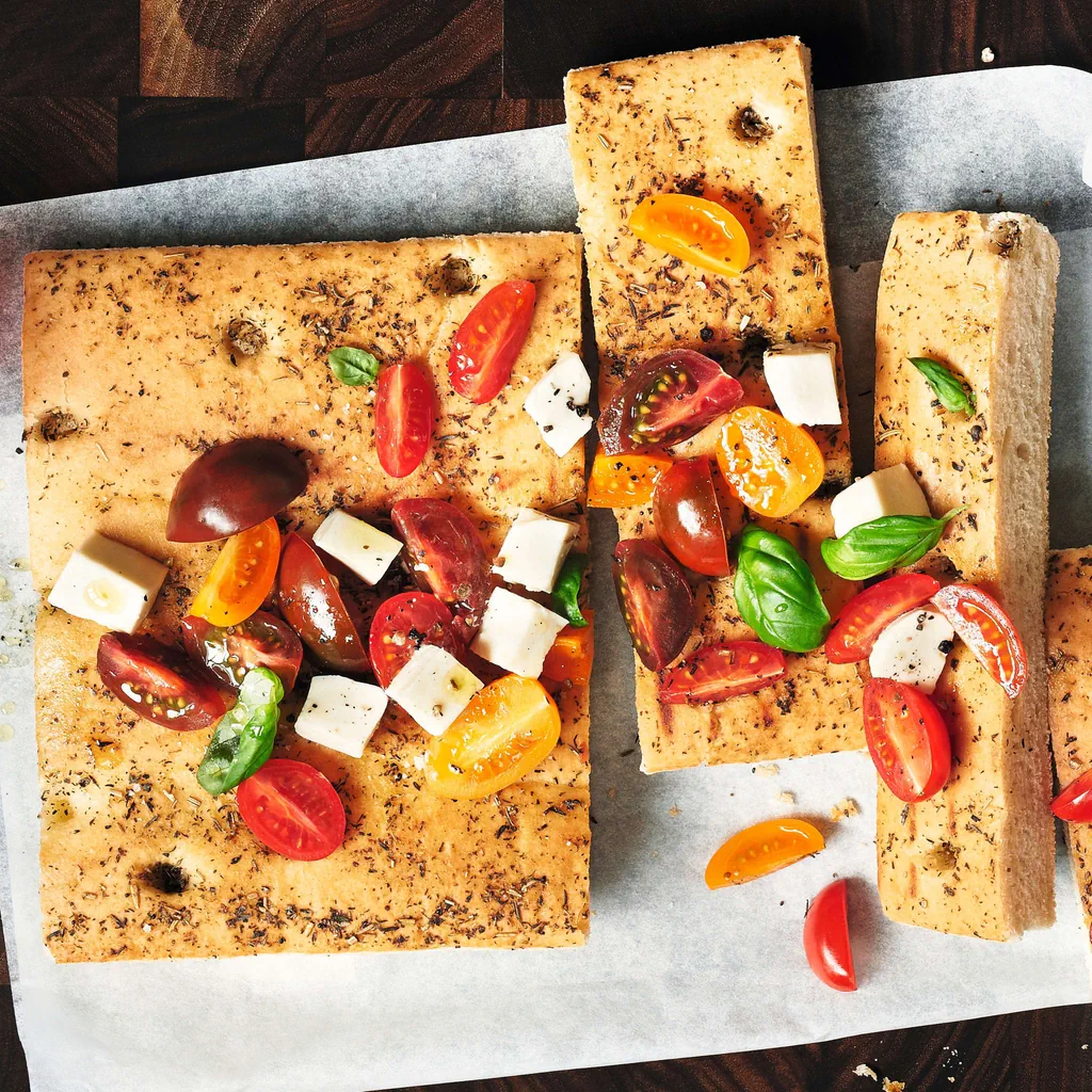 Mozzarella-Kräuter-Focaccia