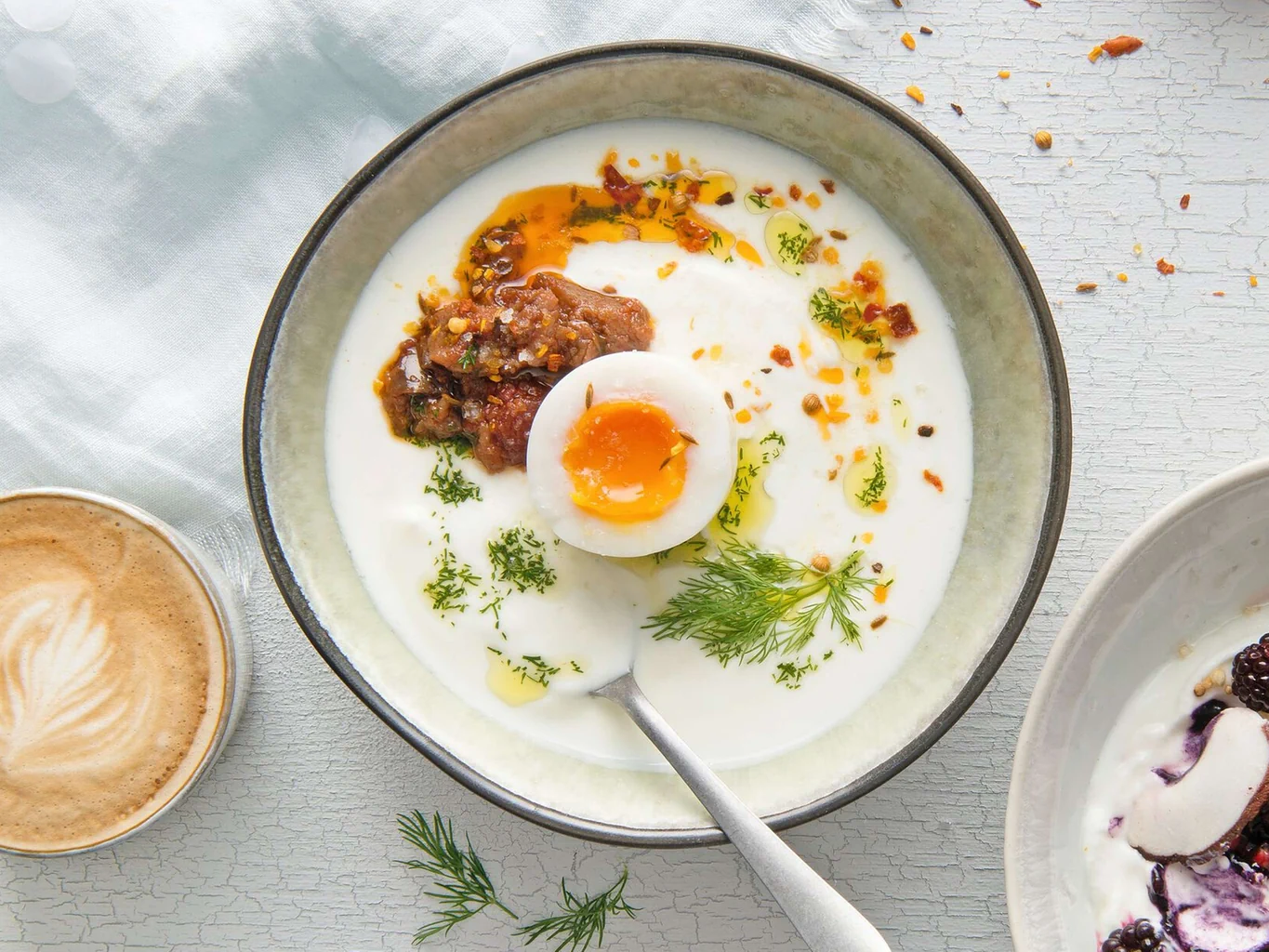Curry-Joghurt-Bowl