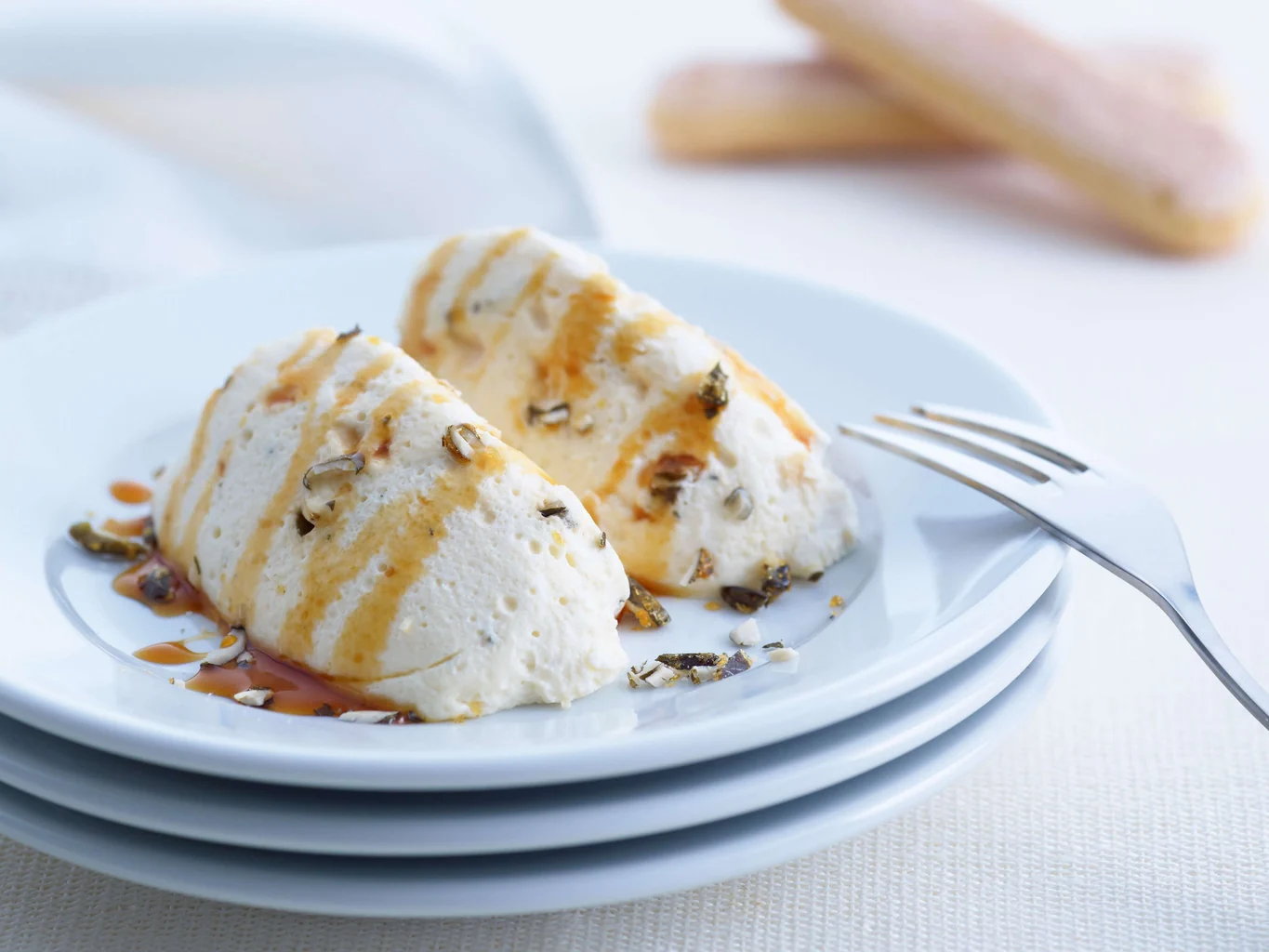 Quarkmousse mit Kürbiskernen