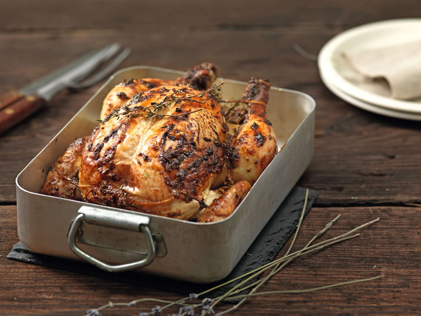 Poulet à la lavande