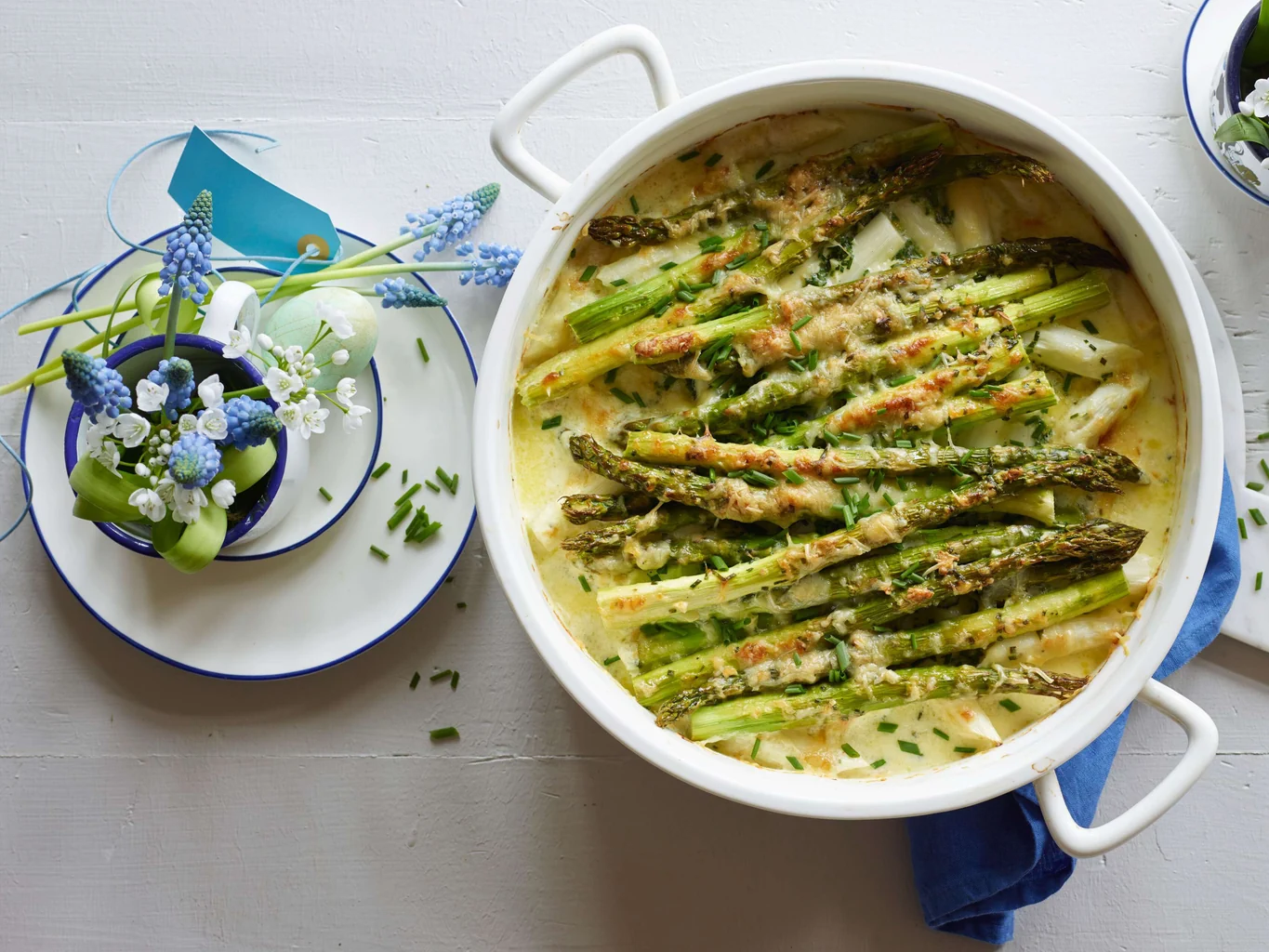 Spargelgratin