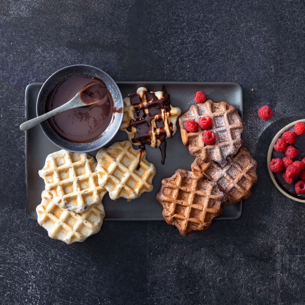 Vegane belgische Waffeln