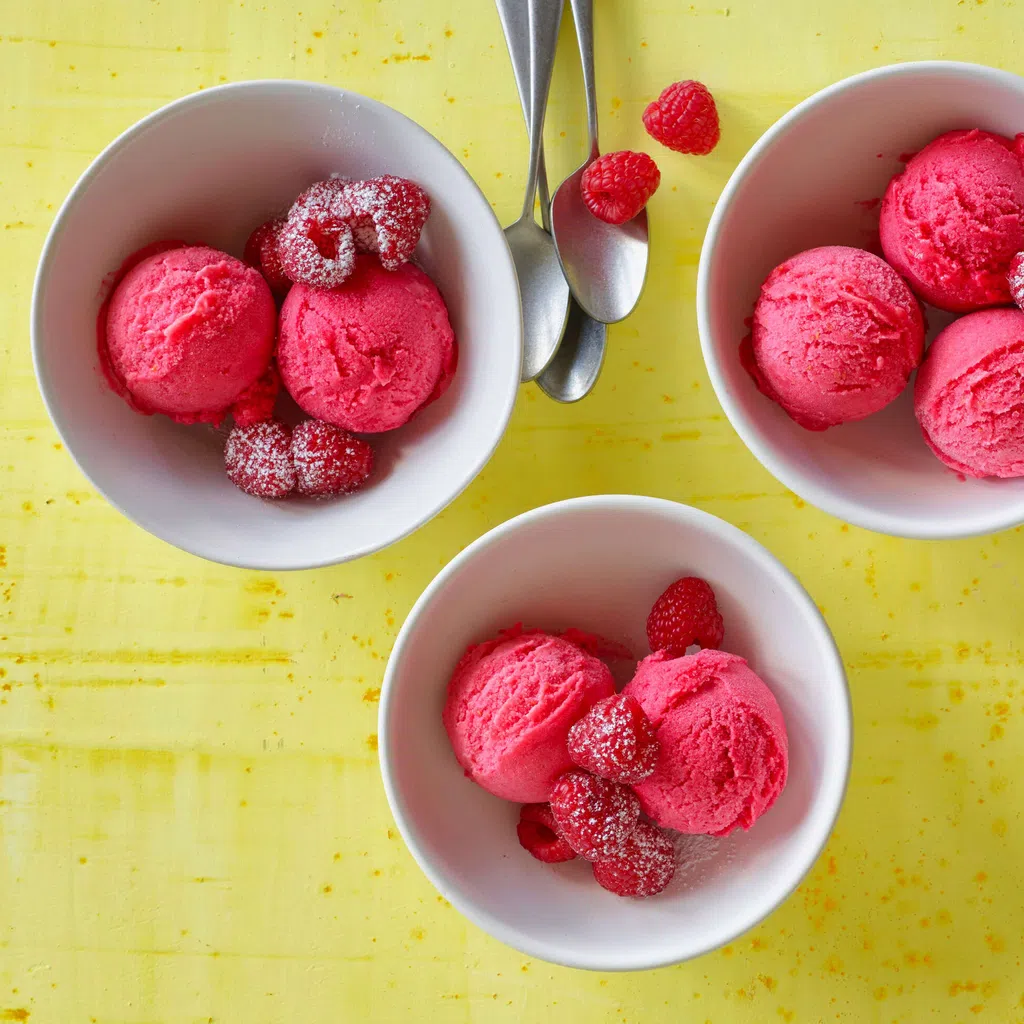 Himbeersorbet