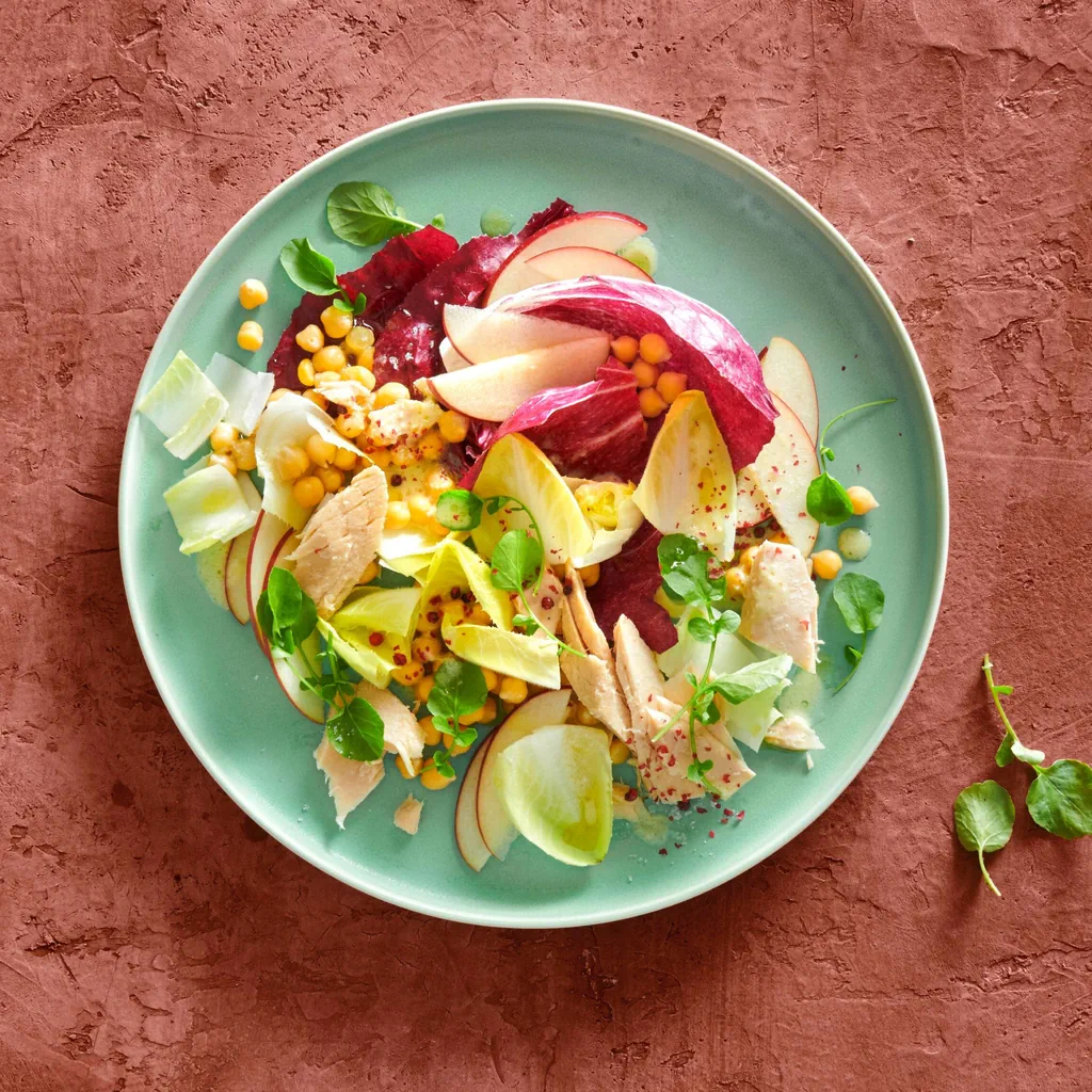 Thonsalat mit Kichererbsen