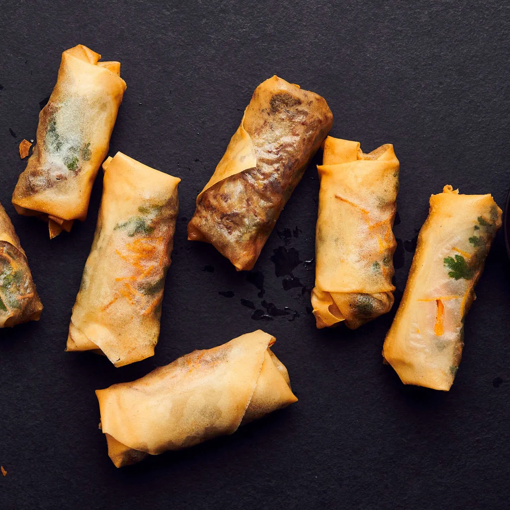 Rouleaux de printemps au bœuf et au persil