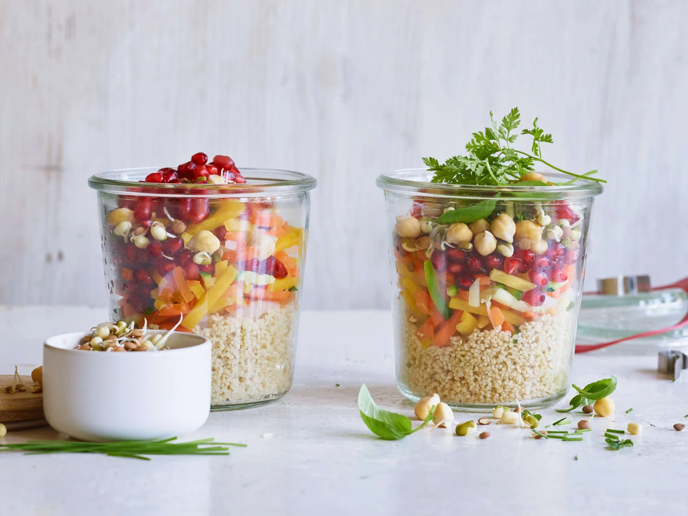 Salade de couscous aux légumes