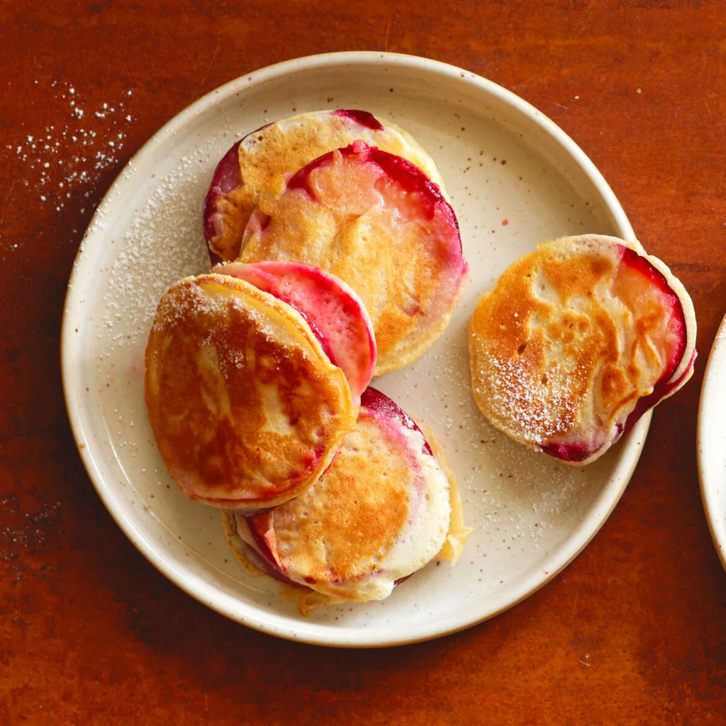 Pancakes aux prunes