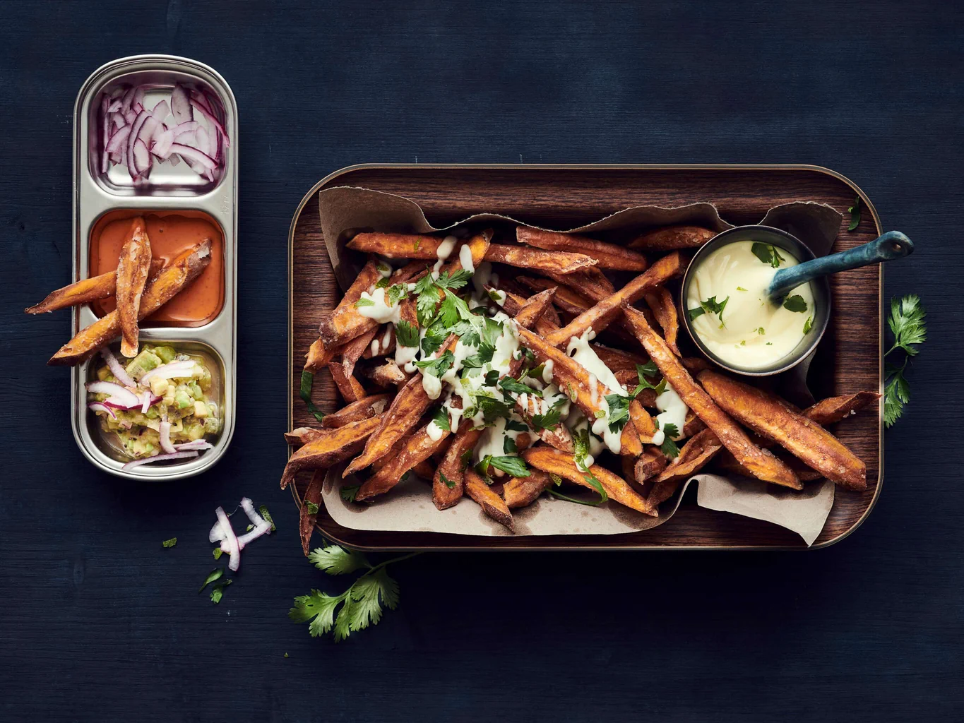 Frites de patates douces