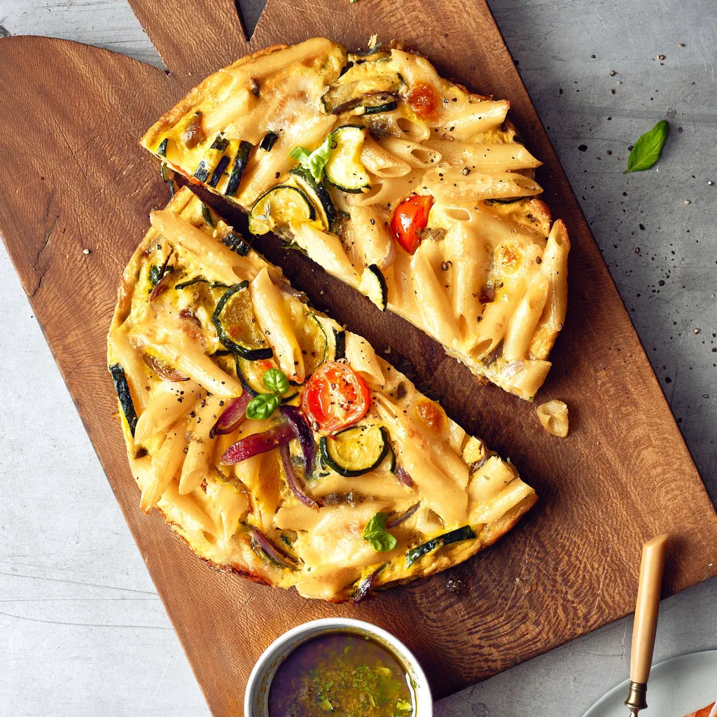 Frittata di pasta e verdure