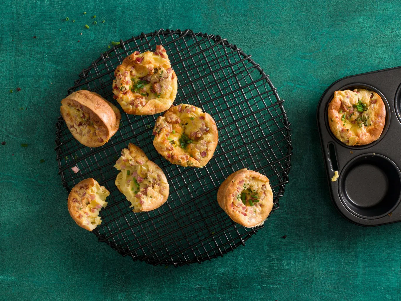 Muffins au jambon