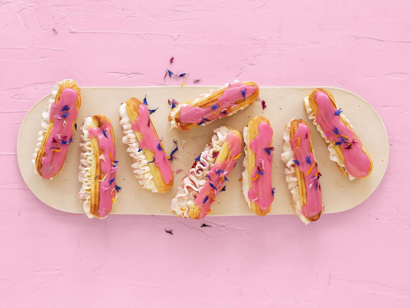 Eclair ai lamponi