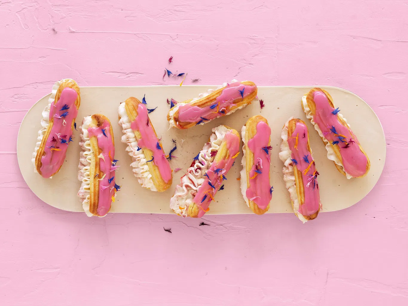 Himbeer-Eclair