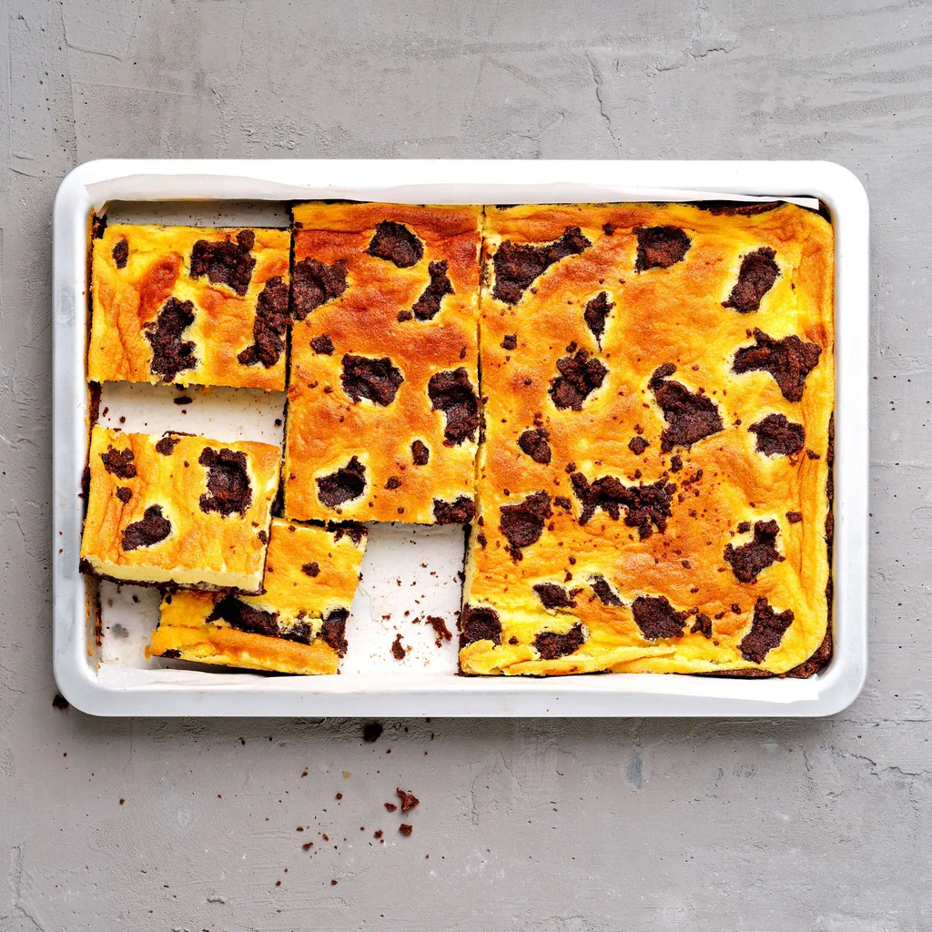 Gâteau russe moucheté à la vanille