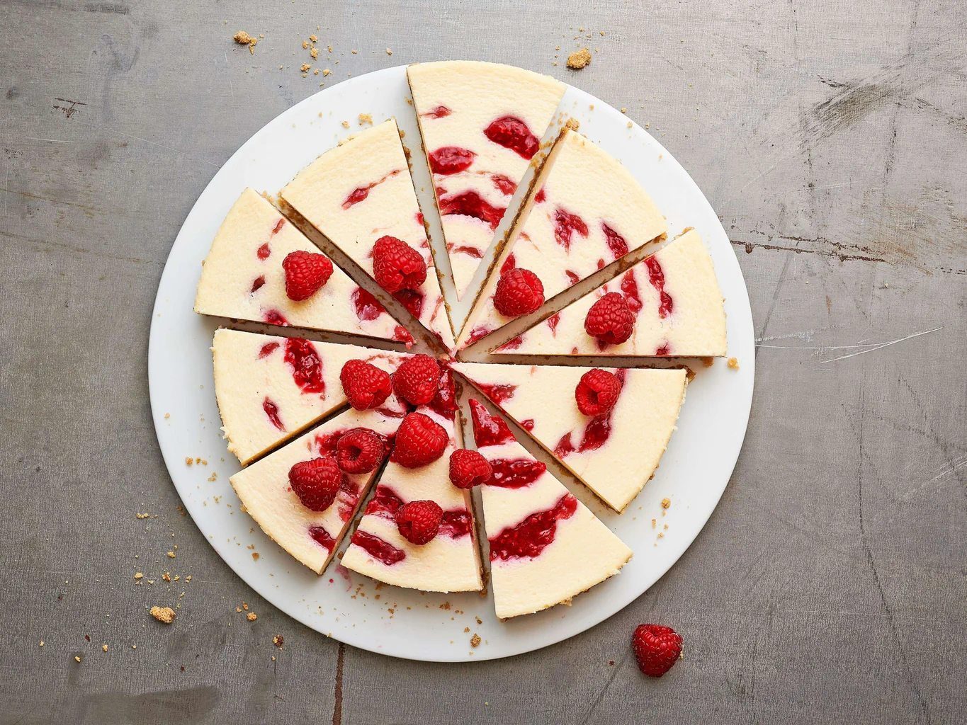 Cheesecake aux framboises