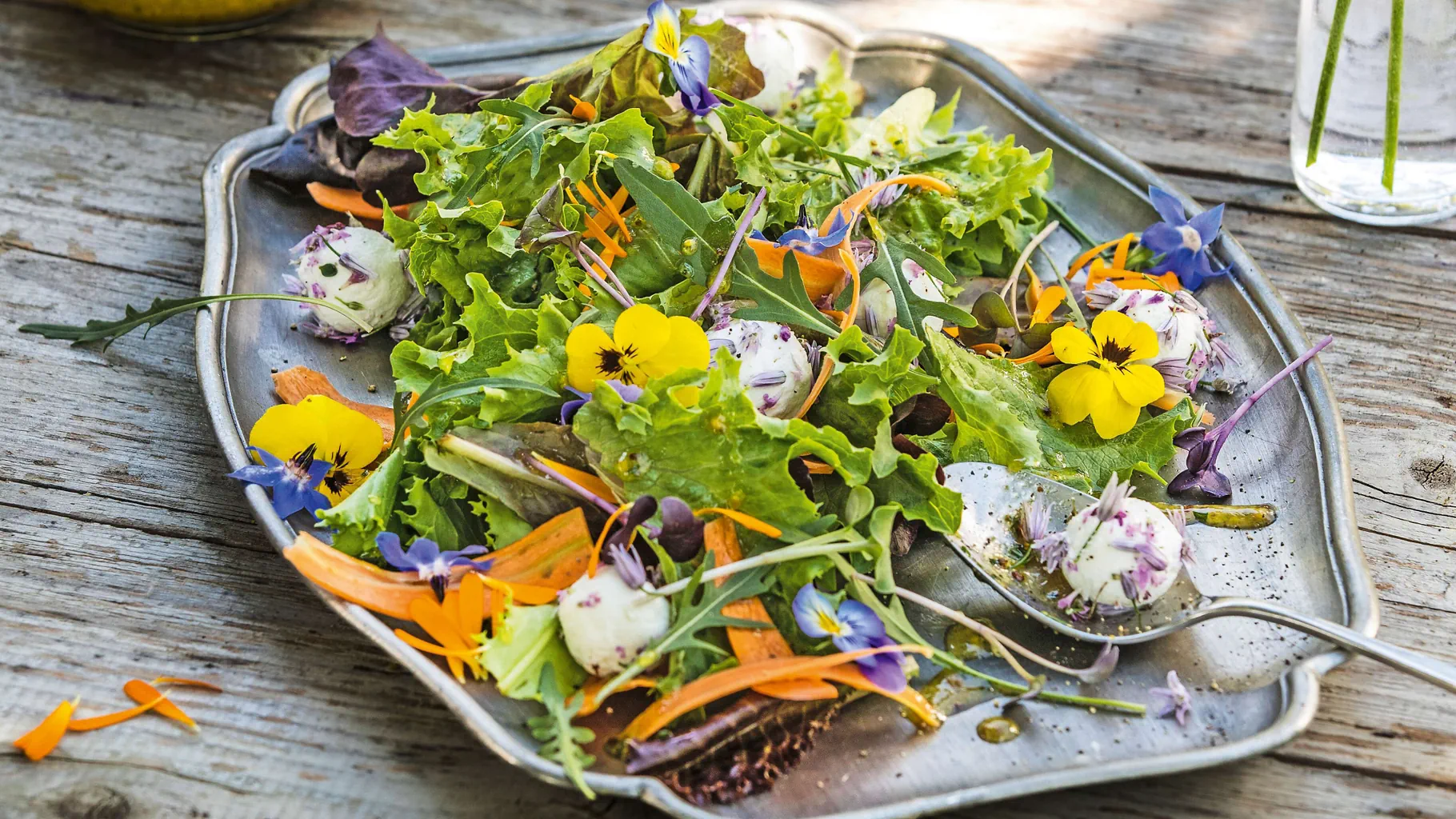 Salade de fleurs