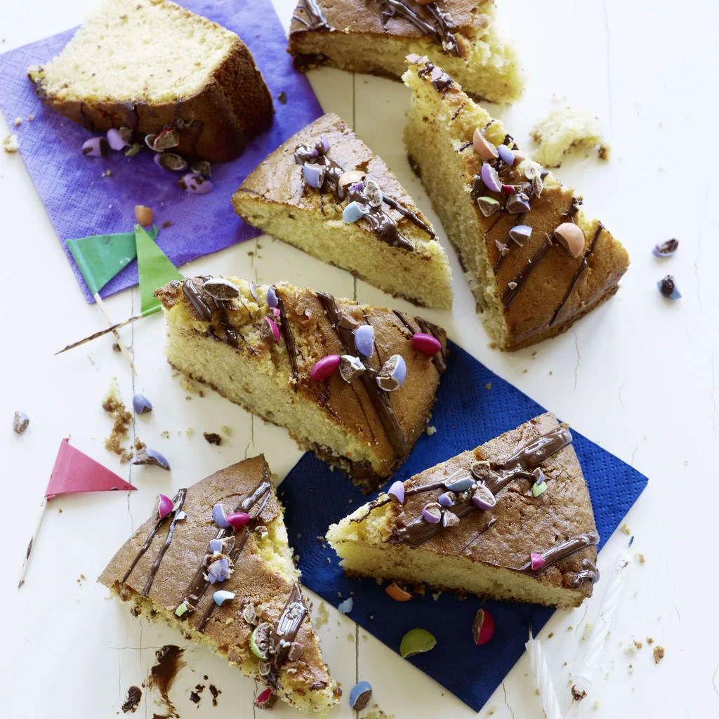 Vanillekuchen mit Smarties