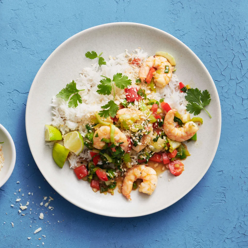 Teriyaki-Crevetten mit Knusperpanko