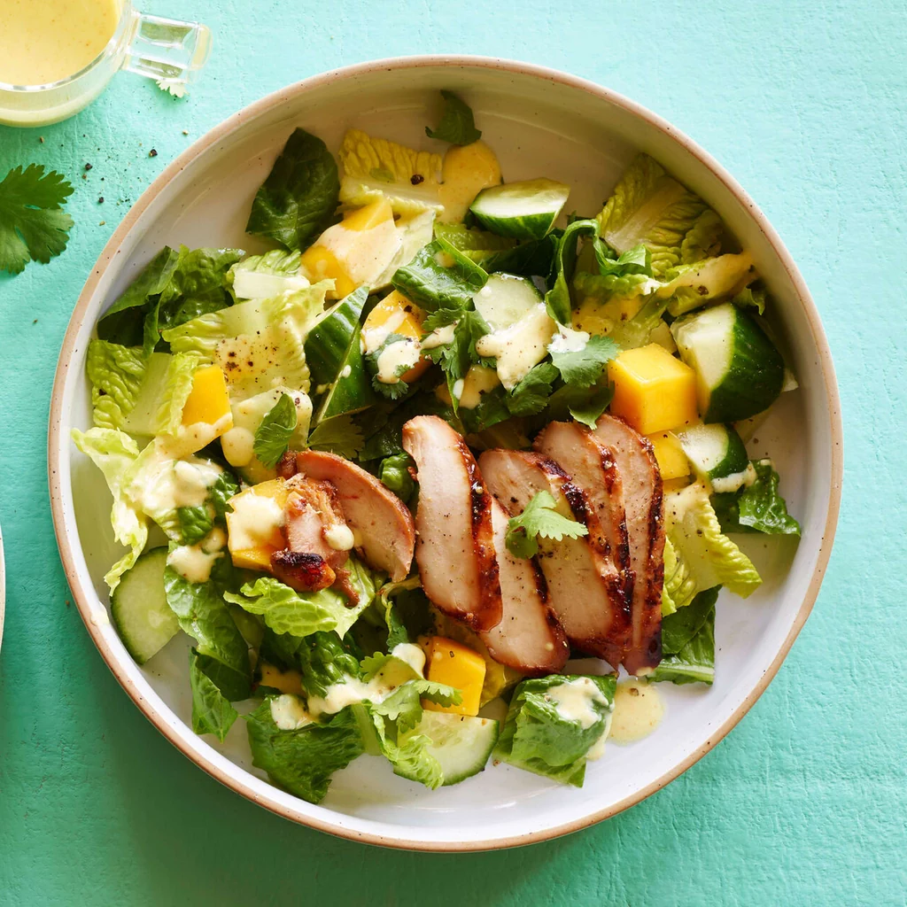 Insalata di pollo al mango