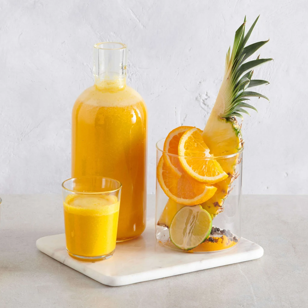 Smoothie à l'ananas et au citron vert