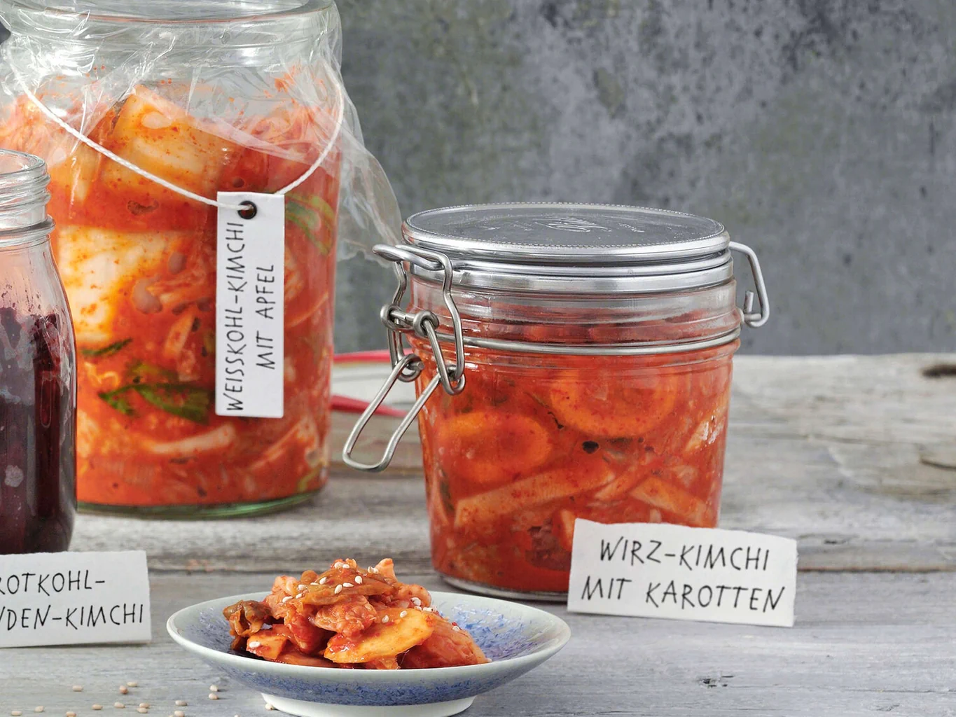 Wirz-Kimchi mit Karotten