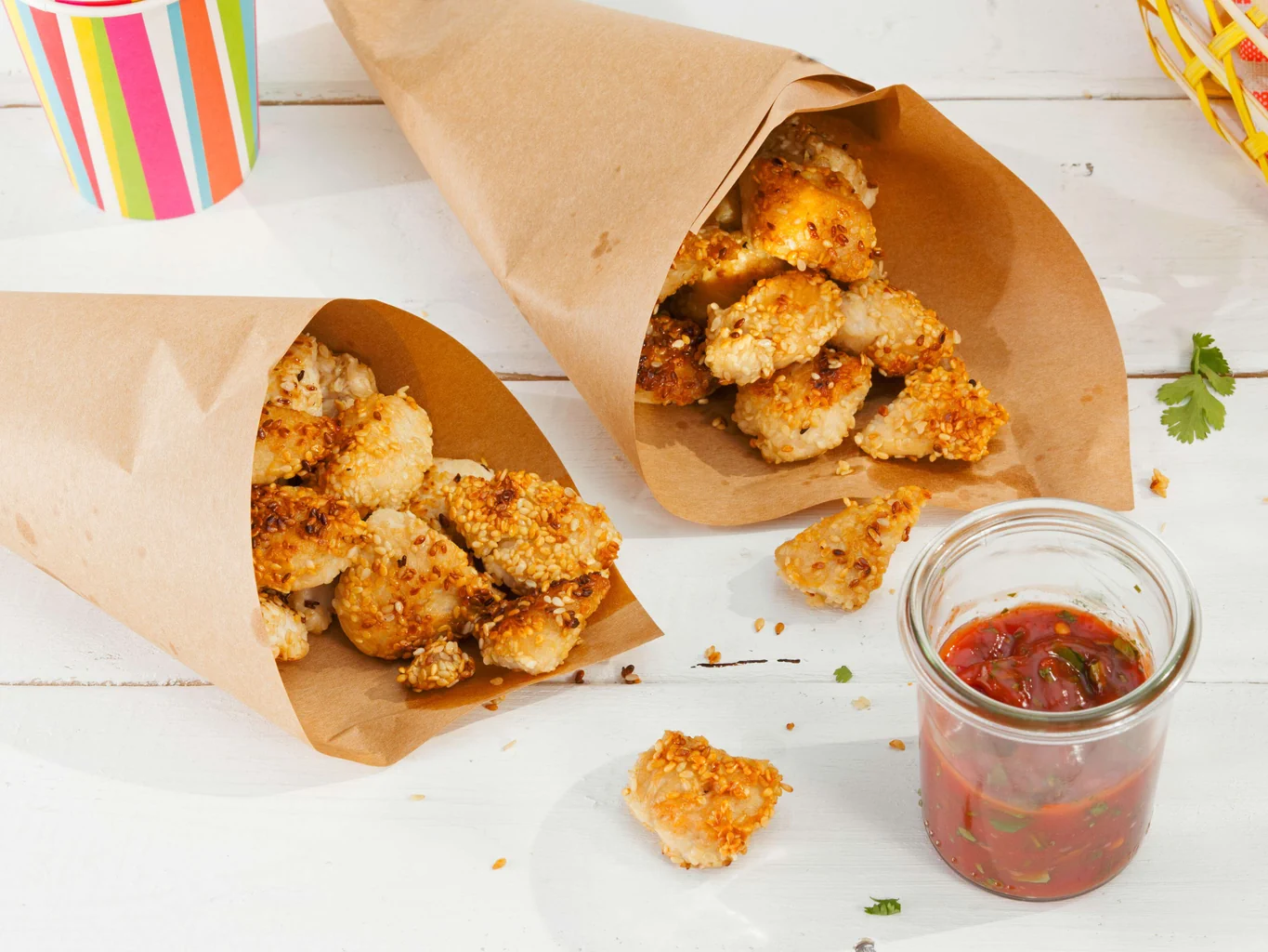 Chicken-Sesam-Nuggets
