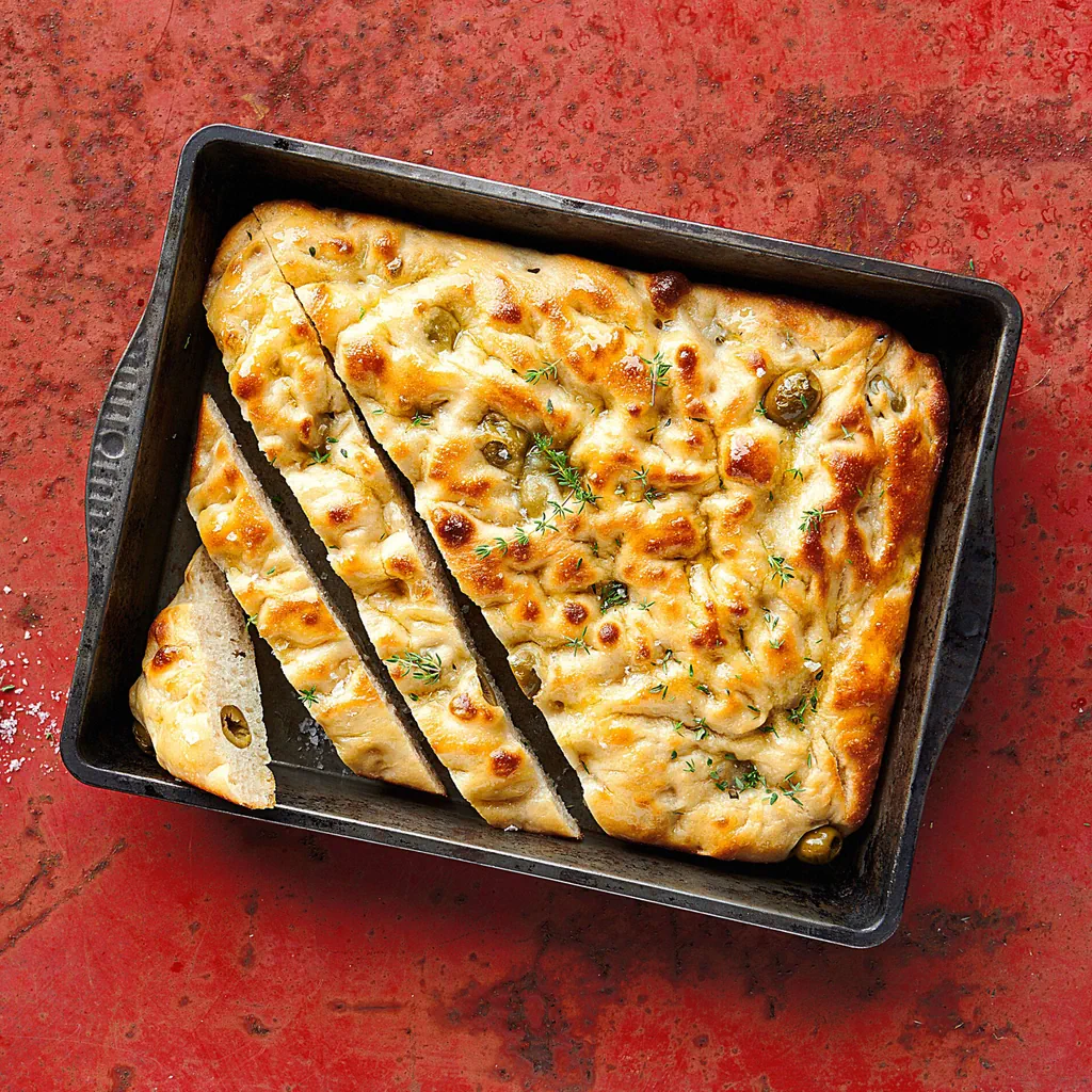 Focaccia aux olives