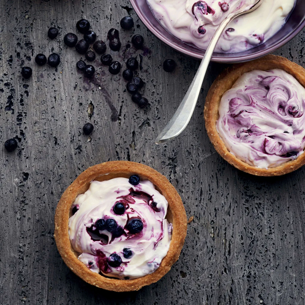 Tartelettes aux myrtilles