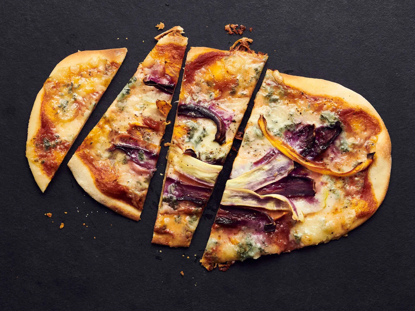 Pizza au gorgonzola
