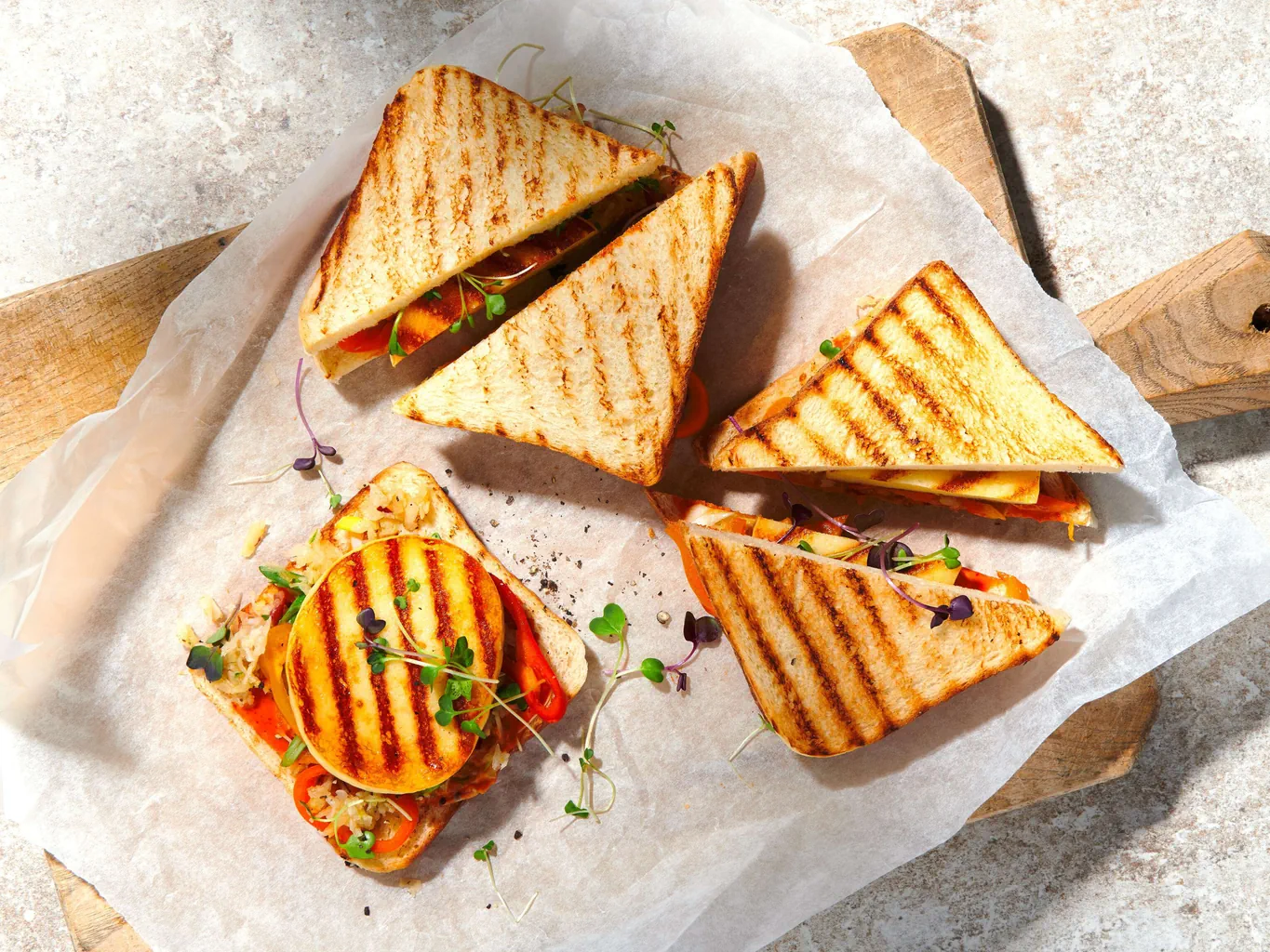 Grillkäse-Sandwich