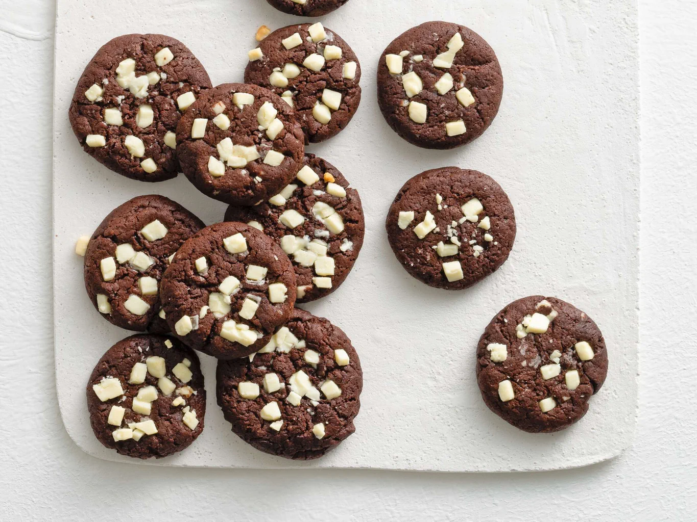 Cookies mit weissen Chocolate chips