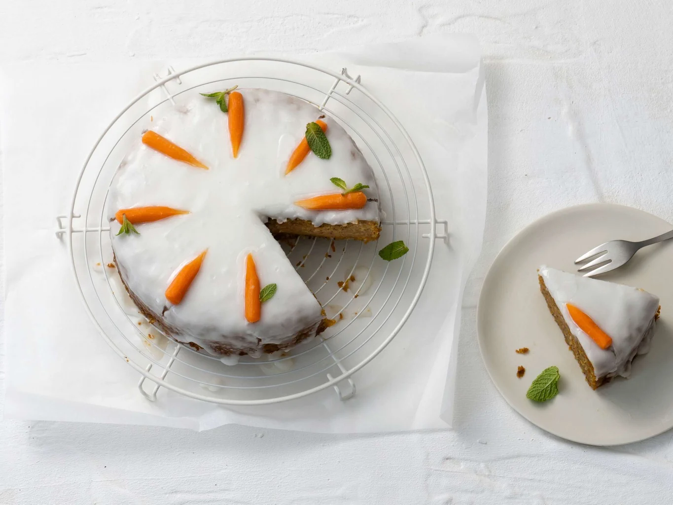 Torta di carote argoviese vegana