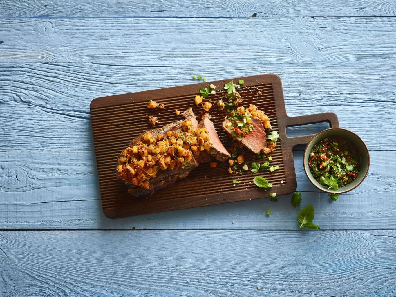Rindsfilet mit Kräuterkruste