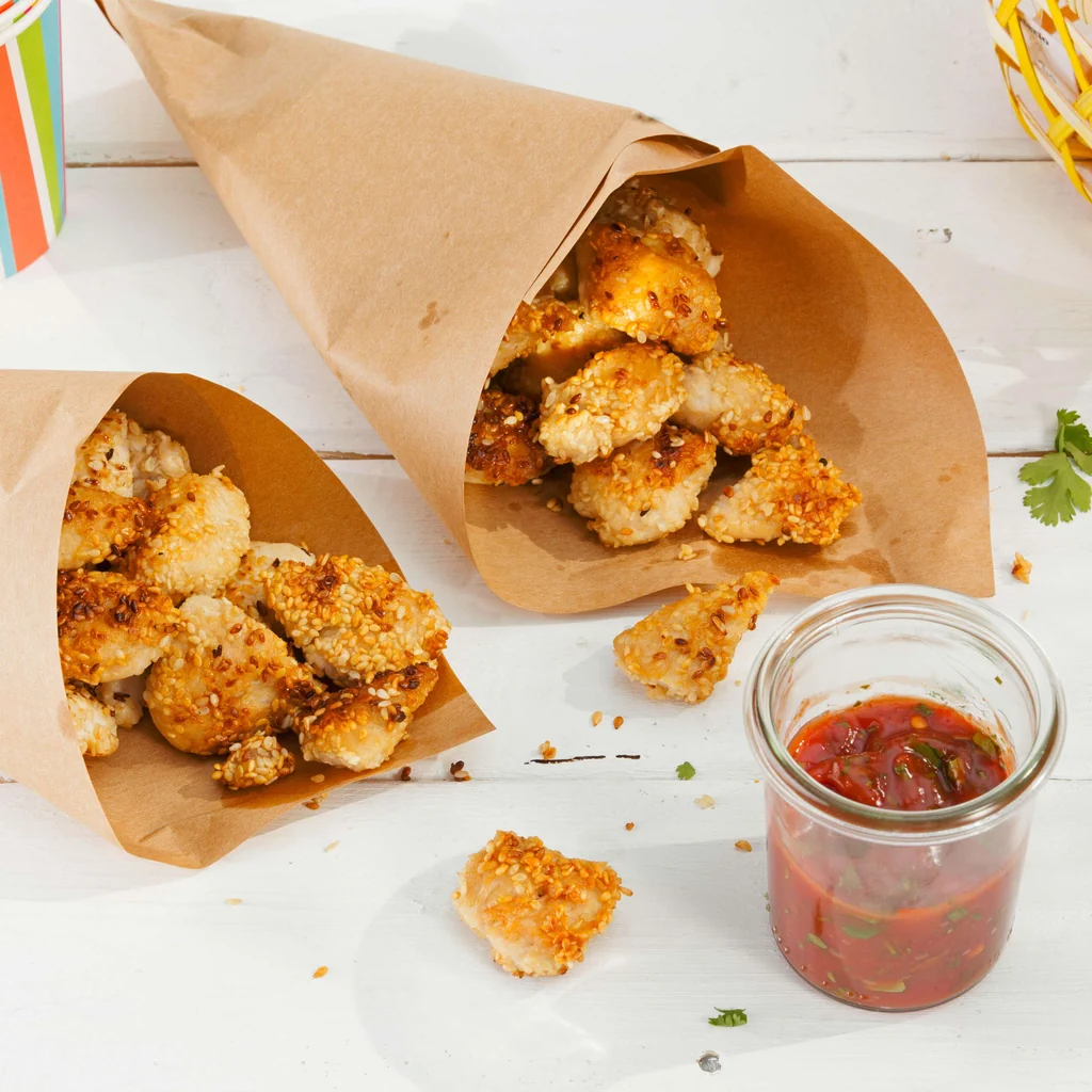 Chicken-Sesam-Nuggets