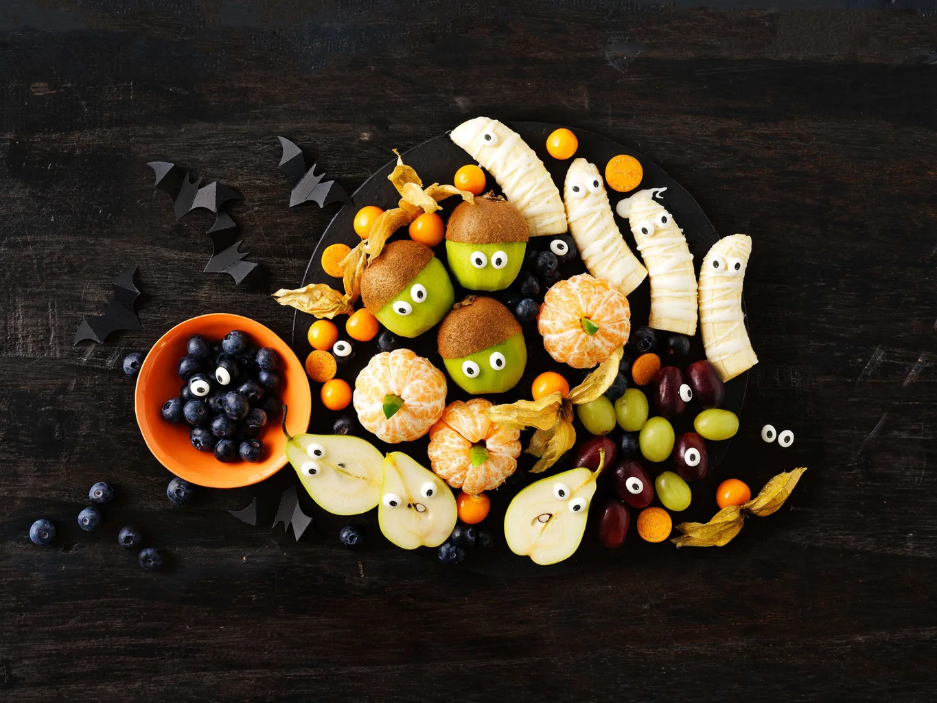 Vassoio di frutta di Halloween