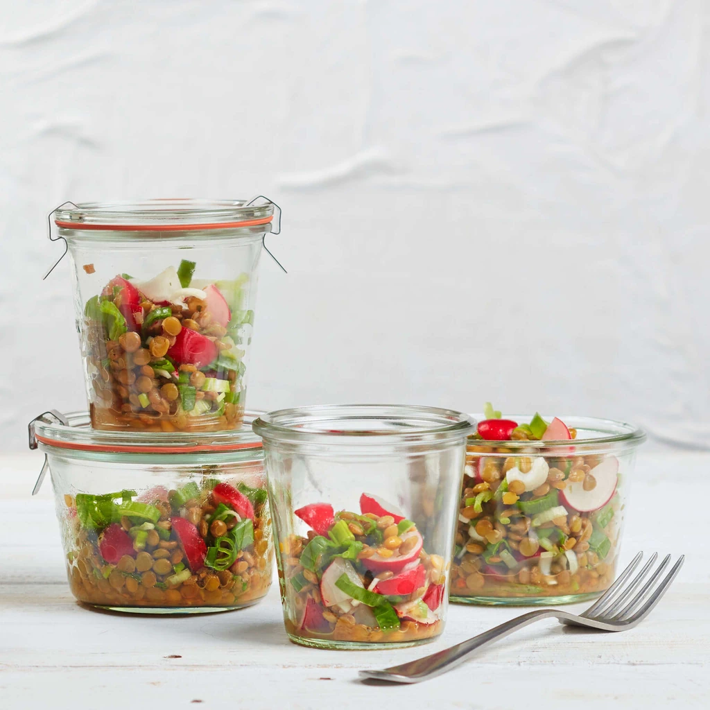 Salade de lentilles aux légumes