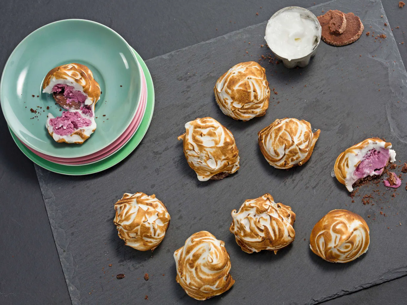 Baked Alaska ai frutti di bosco