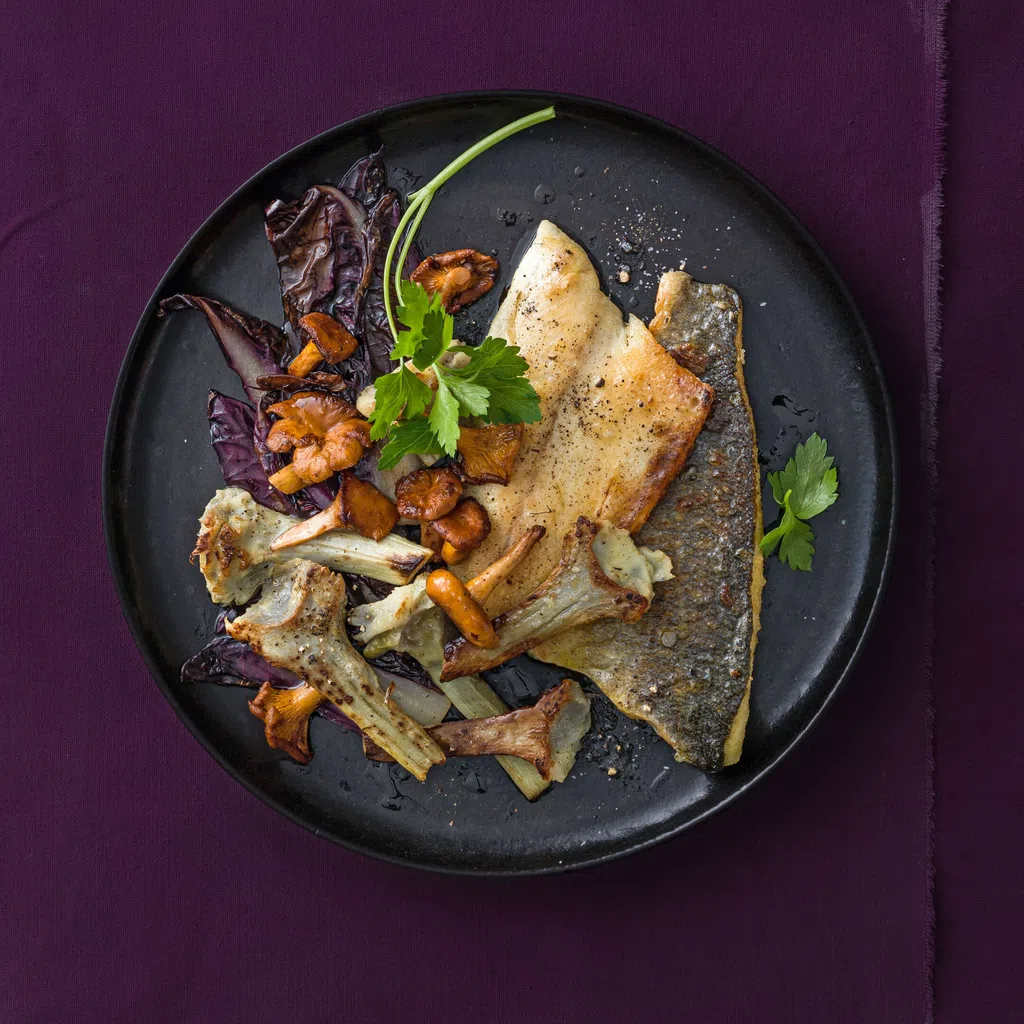 Filets de bar aux artichauts