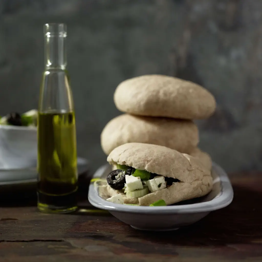 Pita mit Fetasalat