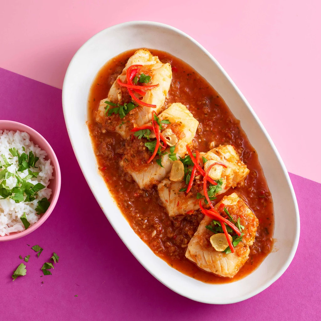 Fischfilets mit Tamarindensauce