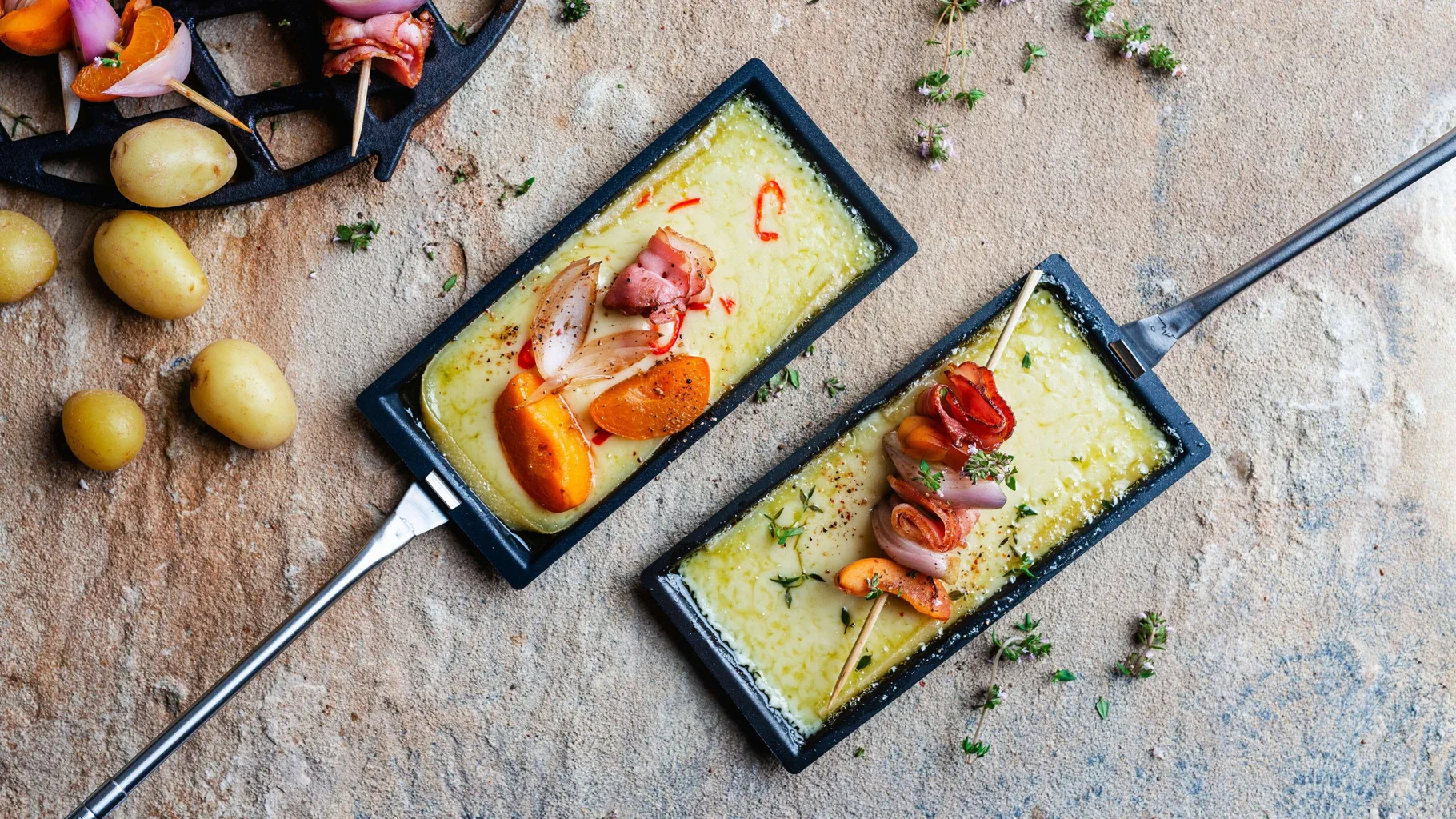 Sommer-Raclette vom Grill