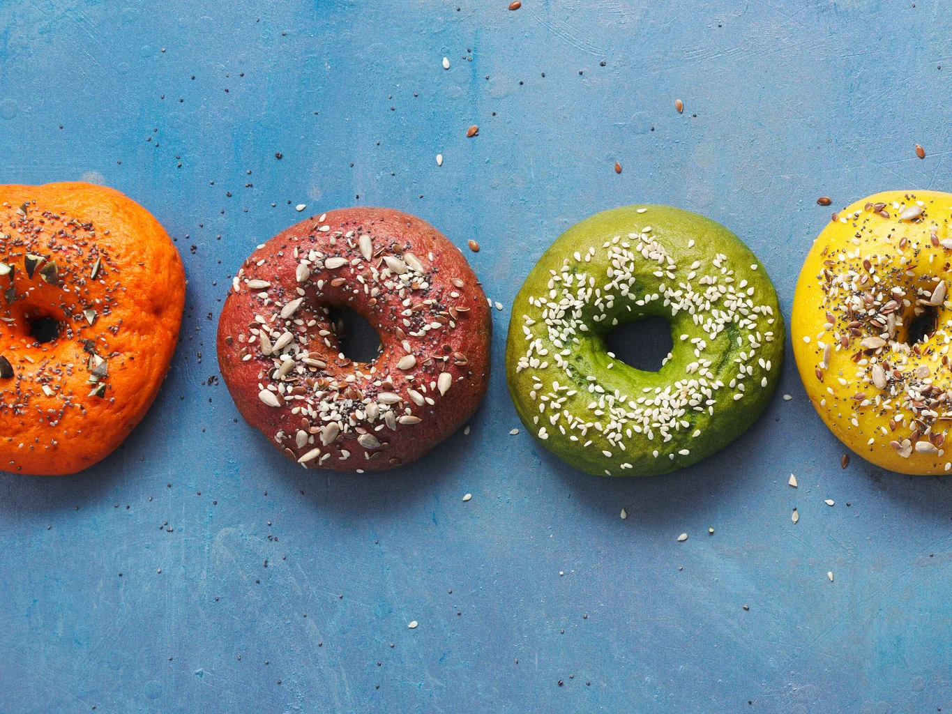 Bagel colorati