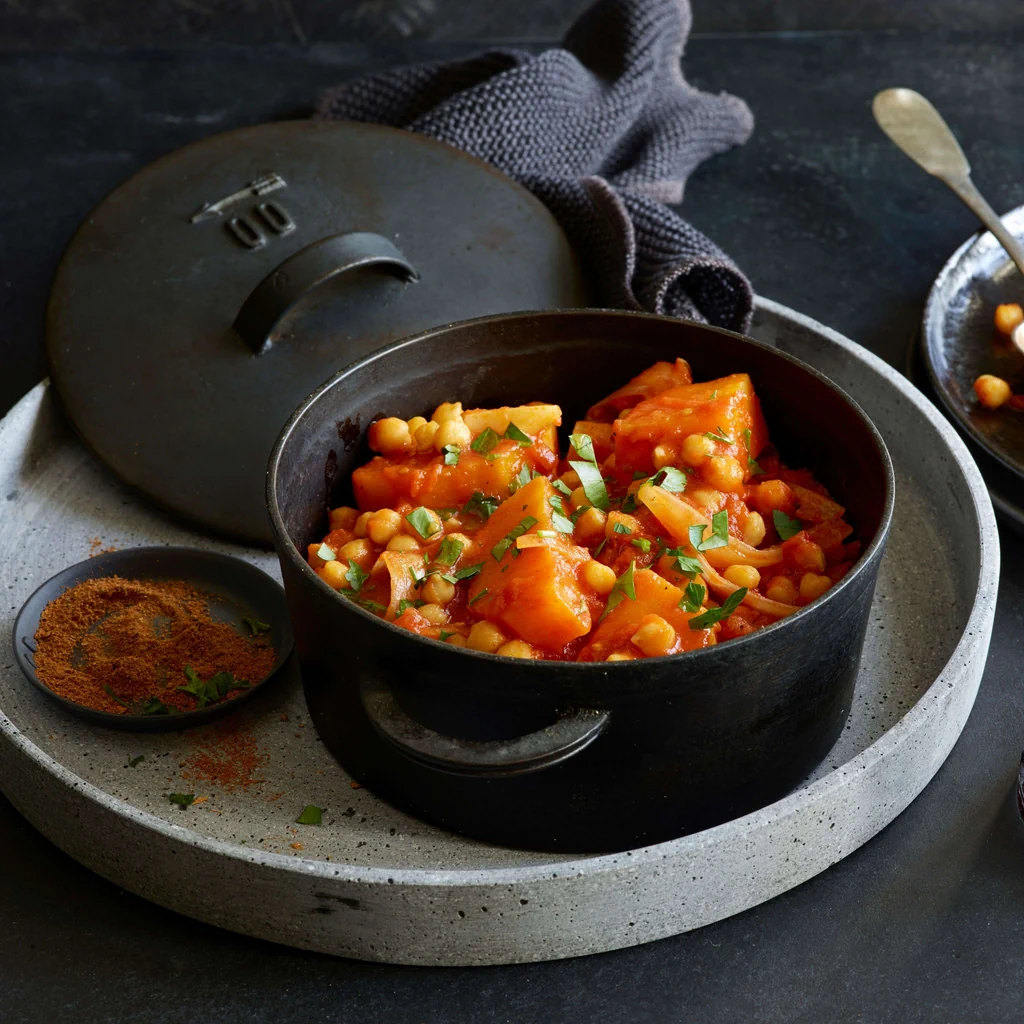 Zuppa di zucca e ceci