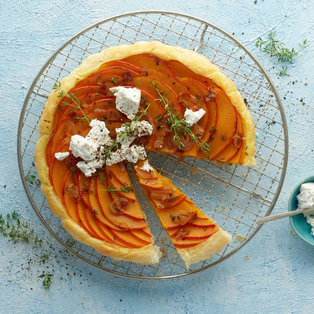 Kürbis-Tarte-Tatin