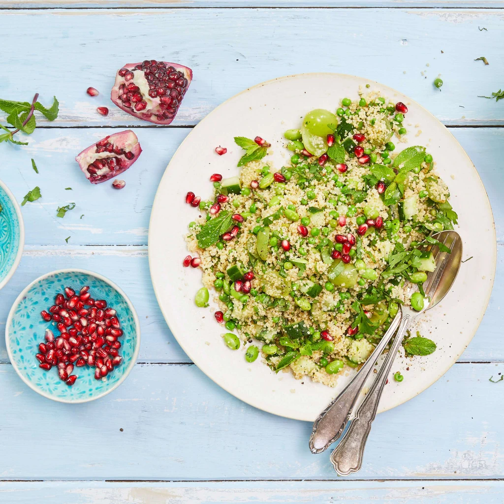 Couscous vert en salade