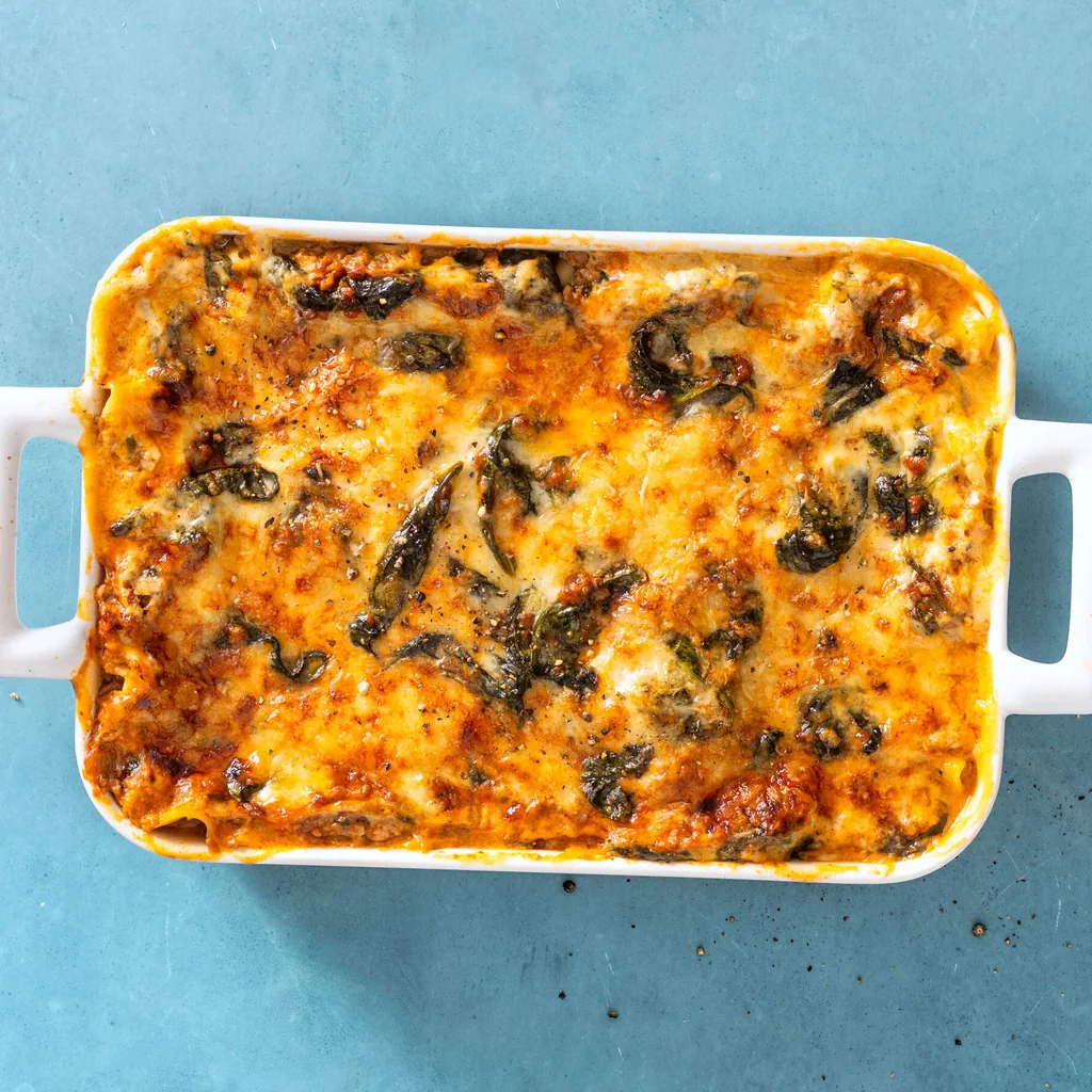Lasagne con spinaci