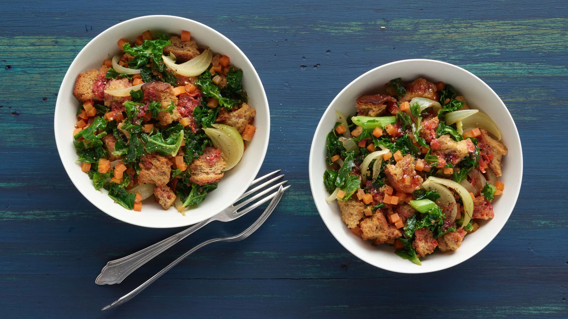 Panzanella aux légumes d'hiver