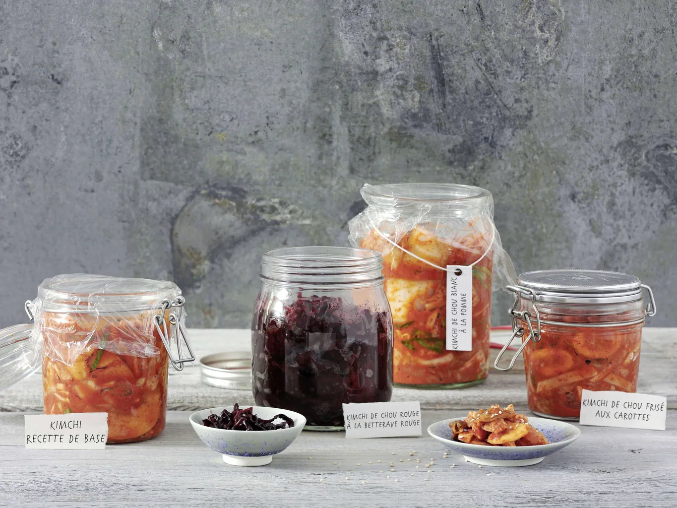 Kimchi de chou rouge à la betterave rouge
